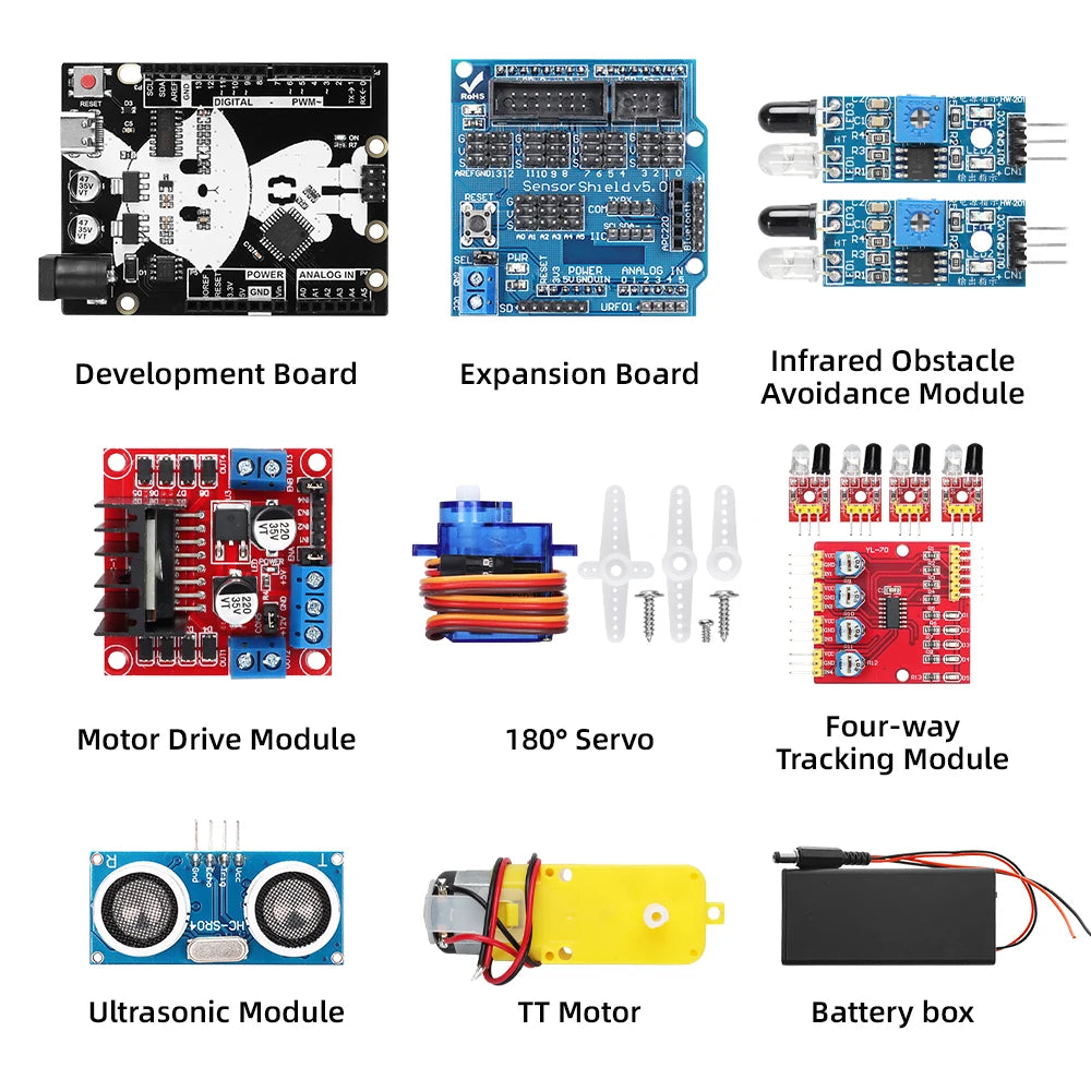 Smart Robot Car Automation Kits for Arduino Professional DIY Electronics Educational Robotic Kit Complete Programmable Set