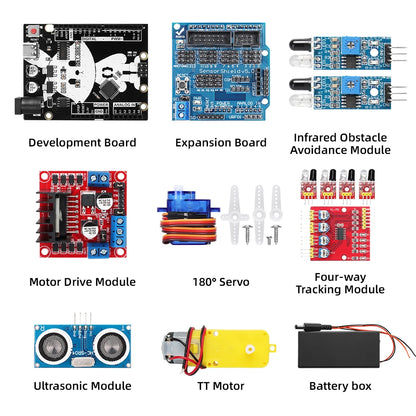 Smart Robot Car Automation Kits for Arduino Professional DIY Electronics Educational Robotic Kit Complete Programmable Set