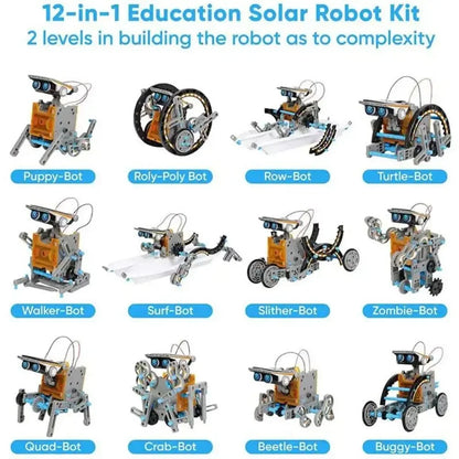 13-in-1 Solar Robot Science Kit | DIY Educational STEM Toy for Kids