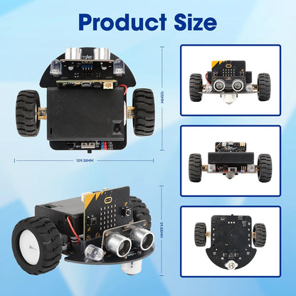 ACEBOTT Smart Robot Car Kit for BBC Micro:bit STEM Coding & Robotics Learning Kit