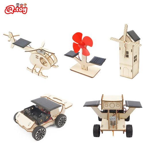 Solar Energy STEM Kit – Build-Your-Own Electric Car & Fan