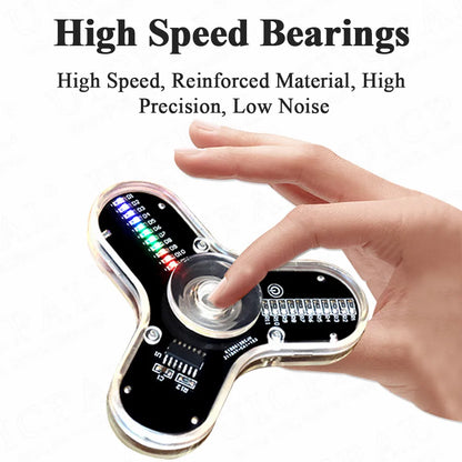 DIY Fidget Spinner Kit with LED Light