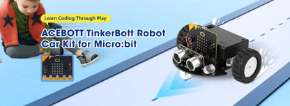 ACEBOTT Smart Robot Car Kit for BBC Micro:bit STEM Coding & Robotics Learning Kit