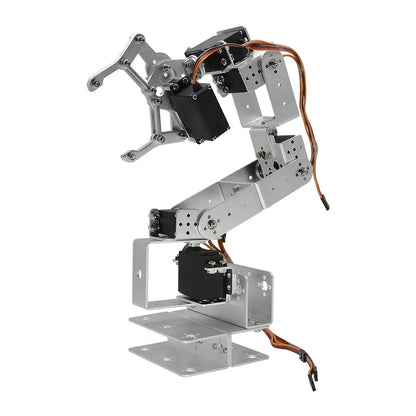 Robotic Arm Kit 6DOF Programming Robot Arm DIY Programming Robot Kit with Open Source Code and Tutorial 180 degree analog motor