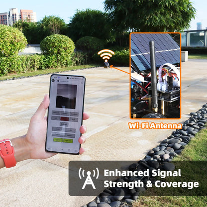 Programmable Robot Car Kit for Arduino Profesional ESP32 Cam Solar Tracking and Charging Set DIY Electronics Project Robotic Kit