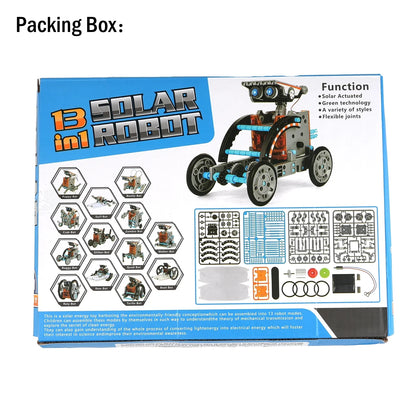 13-in-1 Solar Robot Science Kit | DIY Educational STEM Toy for Kids