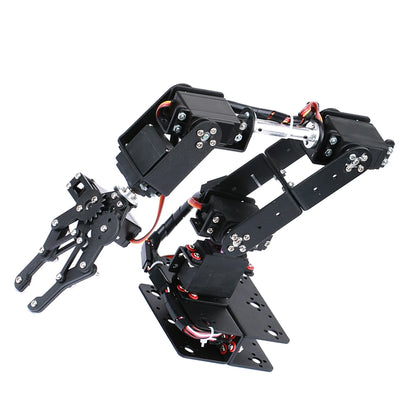 Robotic Arm Kit 6DOF Programming Robot Arm DIY Programming Robot Kit with Open Source Code and Tutorial 180 degree analog motor
