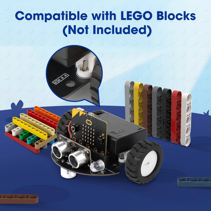 ACEBOTT Smart Robot Car Kit for BBC Micro:bit STEM Coding & Robotics Learning Kit