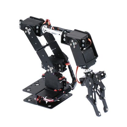 Robotic Arm Kit 6DOF Programming Robot Arm DIY Programming Robot Kit with Open Source Code and Tutorial 180 degree analog motor
