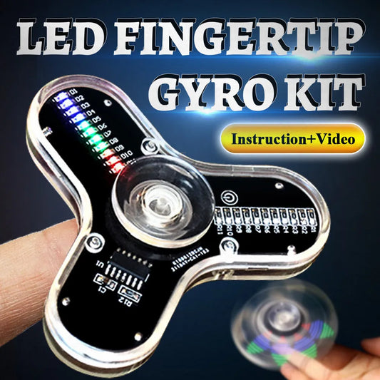 DIY Fidget Spinner Kit with LED Light