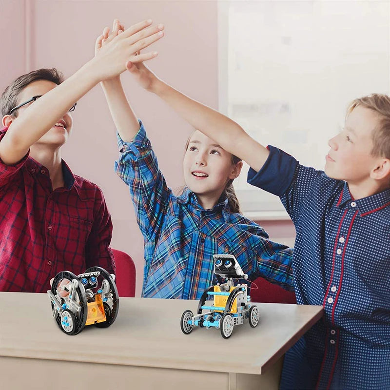 13-in-1 Solar Robot Science Kit | DIY Educational STEM Toy for Kids