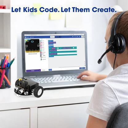 ACEBOTT Smart Robot Car Kit for BBC Micro:bit STEM Coding & Robotics Learning Kit