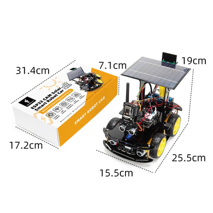 Programmable Robot Car Kit for Arduino Profesional ESP32 Cam Solar Tracking and Charging Set DIY Electronics Project Robotic Kit